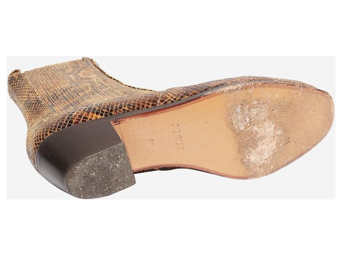 Soeur Botines Chelsea de python falso marrón - talla EU 38 (UK 5) - vista 6