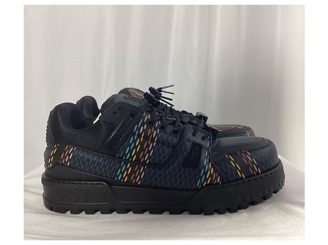 Twist Sneakers LV Trainer Maxi Louis Vuitton in pelle di vitello multicolore - vista 9
