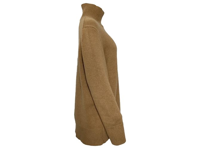 Der Rollkragenpullover Mélange Hepny von The Row aus braunem Kaschmir Rot - Ansicht 2