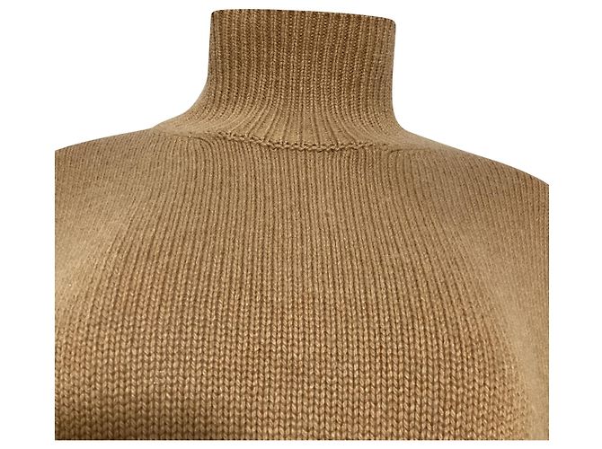 Der Rollkragenpullover Mélange Hepny von The Row aus braunem Kaschmir Rot - Ansicht 4
