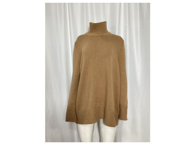 Der Rollkragenpullover Mélange Hepny von The Row aus braunem Kaschmir Rot - Ansicht 7