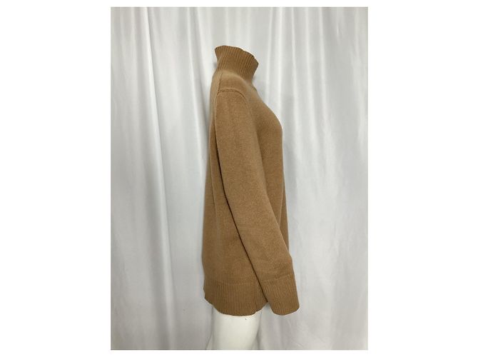 Der Rollkragenpullover Mélange Hepny von The Row aus braunem Kaschmir Rot - Ansicht 8