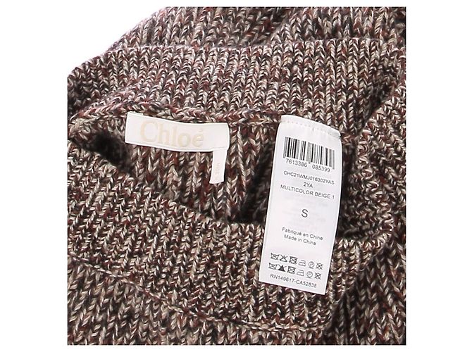 Chloé Faldas CHLOE T.International S Cachemira Multicolor - vista 5