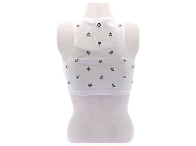Alaïa ALAIA Tops T.FR 38 Algodón Blanco - vista 2