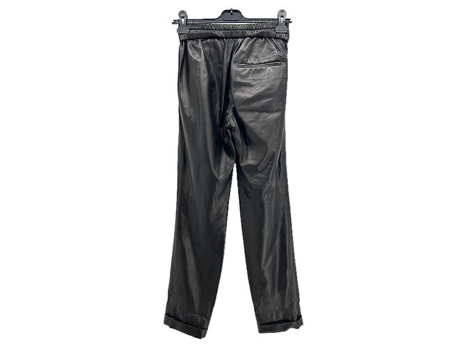 ISABEL MARANT Pantalones T.FR 36 Cuero Negro - vista 2