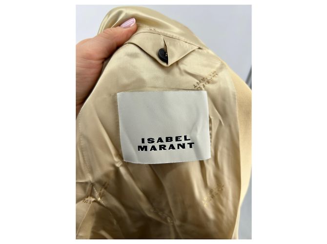 ISABEL MARANT Jacken T.FR 36 Wolle Gelb - Ansicht 5