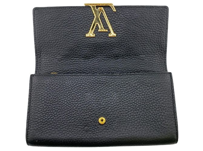 Cartera Larga Capucines Louis Vuitton Negro - vista 6