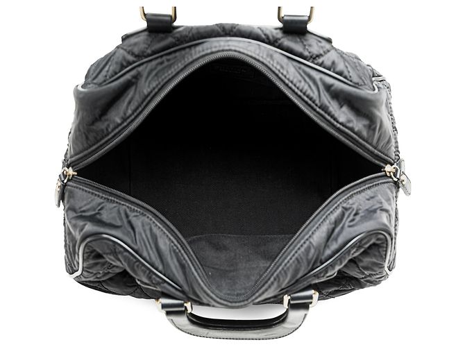 Chanel Nero Parigi New York Borsa da Viaggio in Nylon Trapuntato - vista 4