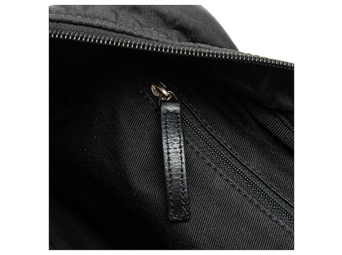 Chanel Nero Parigi New York Borsa da Viaggio in Nylon Trapuntato - vista 7