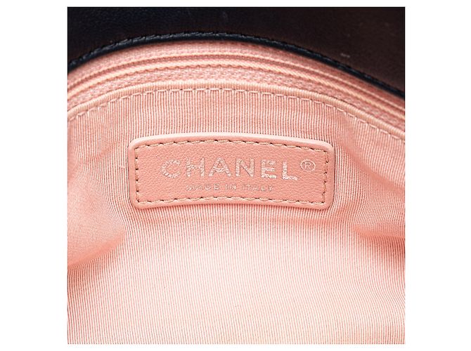Chanel Blu Trapuntato in Agnello e Tweed con Rifinitura Elegante a Patta Blu navy - vista 5