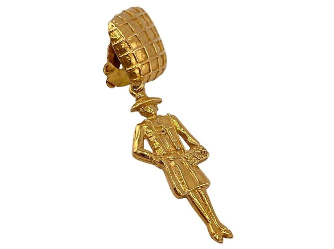 Orecchini a clip Mademoiselle Gold di Chanel D'oro - vista 8