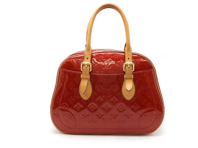 Borsa Summit Drive in Monogram Vernis di Louis Vuitton Rosso - vista 2