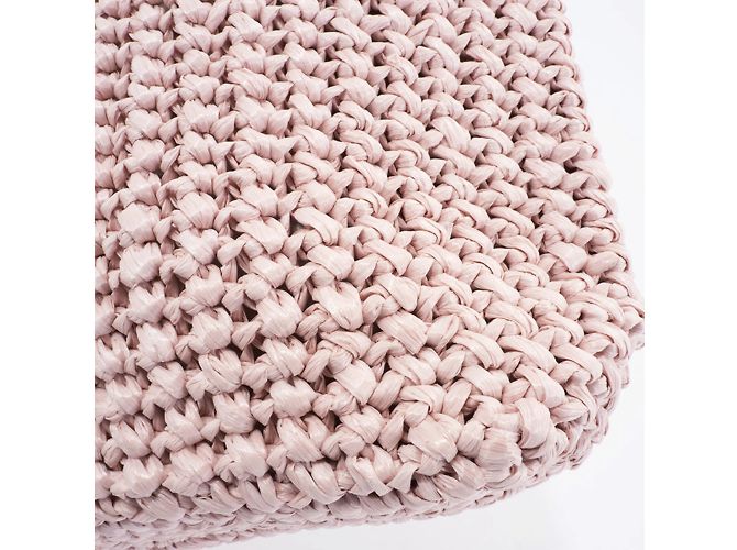 Prada Kleine Häkel-Tote Pink - Ansicht 4