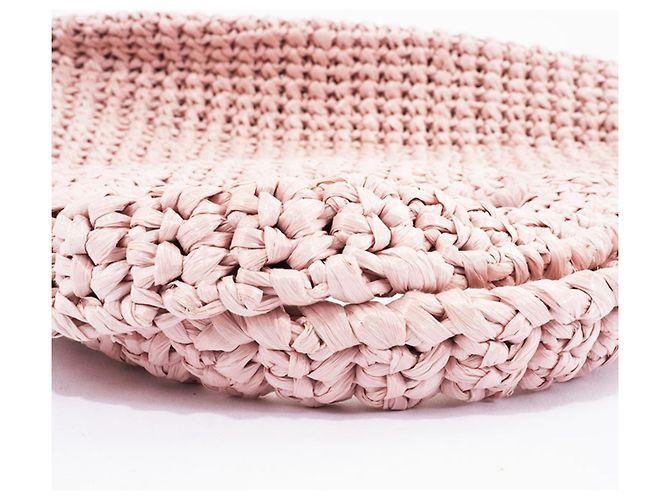 Prada Kleine Häkel-Tote Pink - Ansicht 5