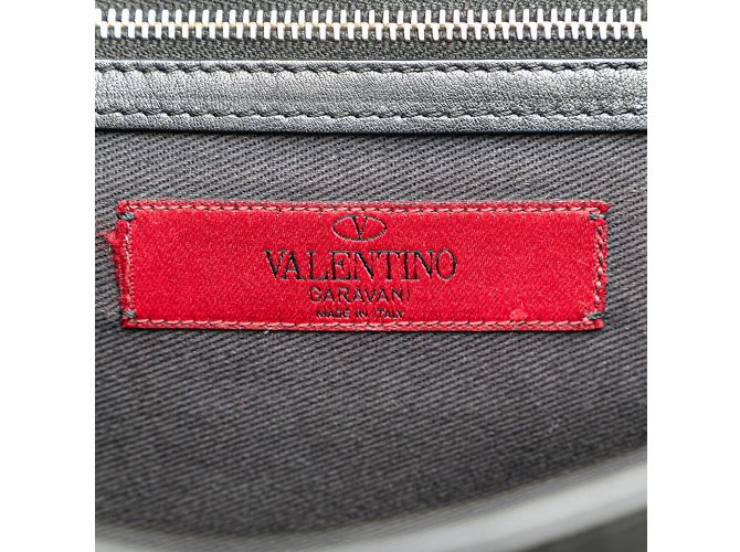 Borsa a spalla Valentino Rockstud Chain Nero - vista 6