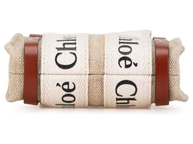 Borsa Nano Woody di Chloé Beige - vista 3
