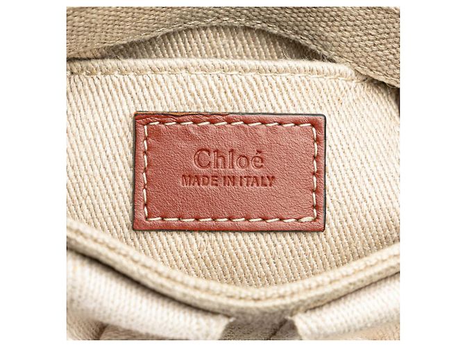 Borsa Nano Woody di Chloé Beige - vista 5