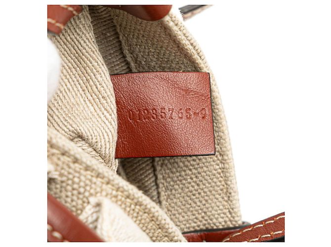 Borsa Nano Woody di Chloé Beige - vista 6