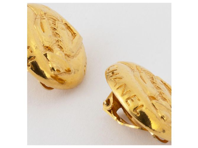 Orecchini a clip in oro Mademoiselle Coco Chanel D'oro - vista 11