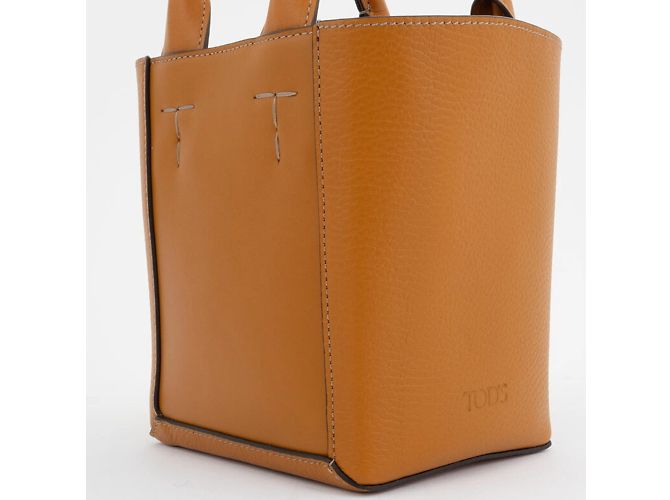Tod's Double Up Leder Mini Tote Bag Orange - Ansicht 2