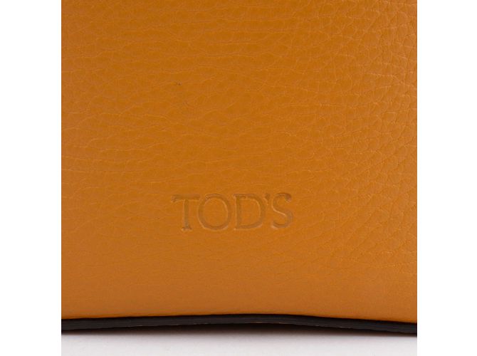 Tod's Double Up Leder Mini Tote Bag Orange - Ansicht 6
