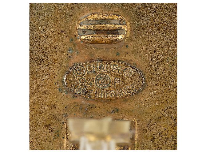 Orecchini a clip a forma di conchiglia rotonda Chanel Coco D'oro - vista 7
