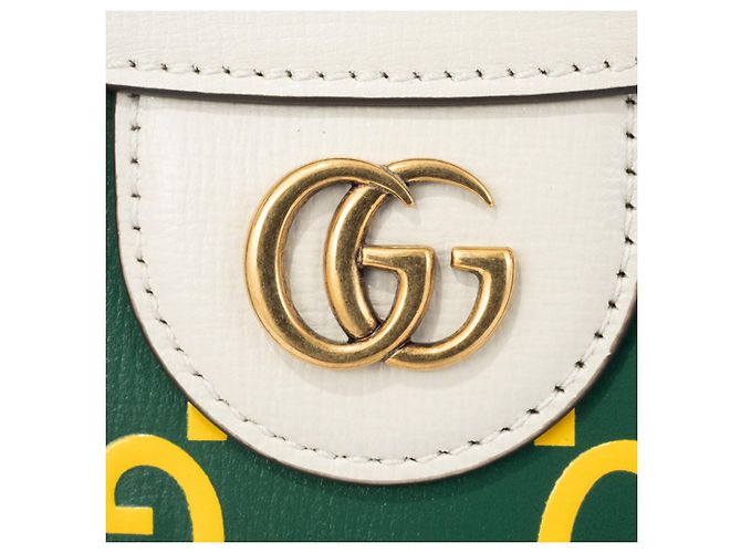 Borsa a mano Gucci Diana Small Bianco Verde Giallo - vista 6