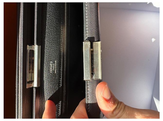 Hermès clic h 33 schwarze Tasche - Ansicht 6