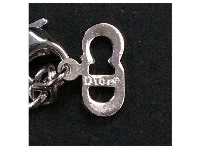 Logo Trotter di Christian Dior Rosa Silver hardware - vista 10