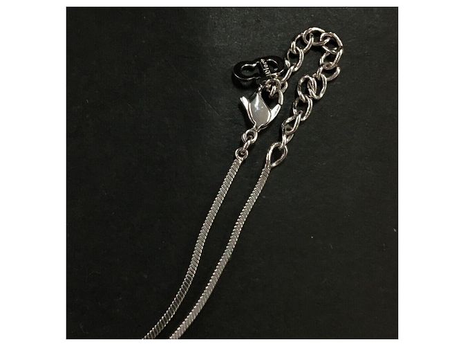 Logo Trotter di Christian Dior Rosa Silver hardware - vista 8