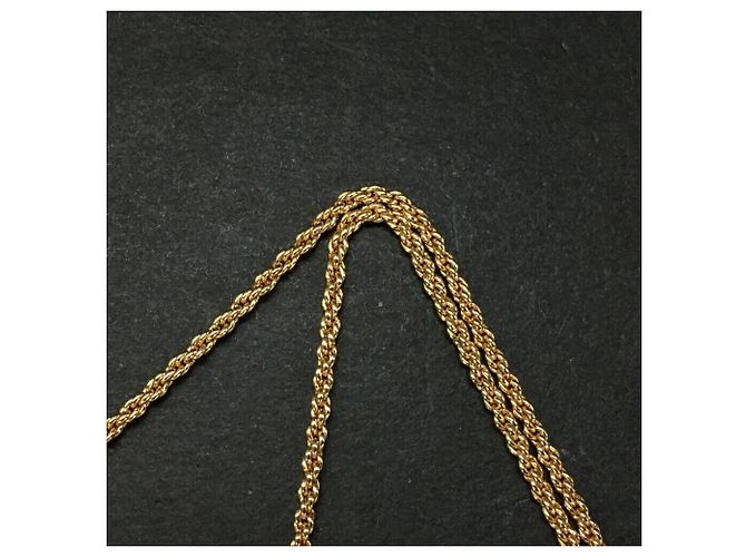 Collana di strass Christian Dior Gold hardware - vista 4