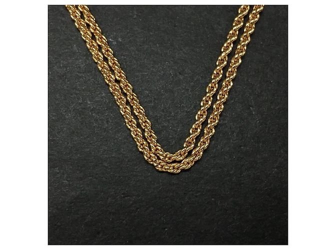 Collana di strass Christian Dior Gold hardware - vista 5