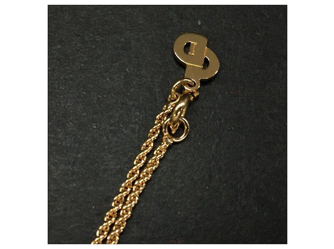Collana di strass Christian Dior Gold hardware - vista 6