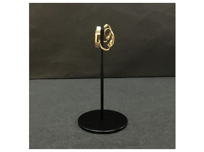 Orecchini Christian Dior Esagono Rhinestone Gold hardware - vista 3