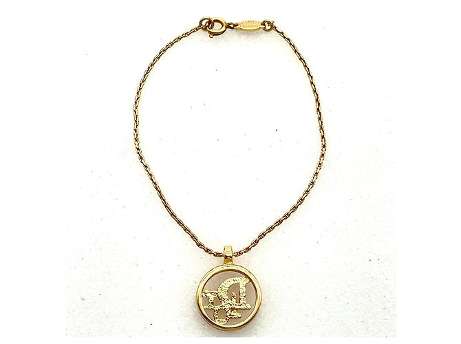 Bracciale color oro con logo Christian Dior Gold hardware - vista 2