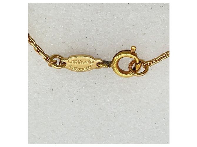 Bracciale color oro con logo Christian Dior Gold hardware - vista 8