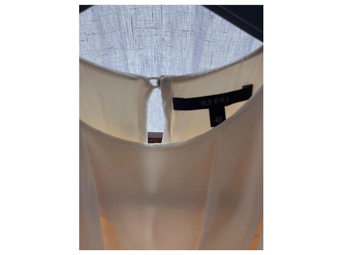 Cremefarbene Gucci-Kleid Aus weiß - Ansicht 3