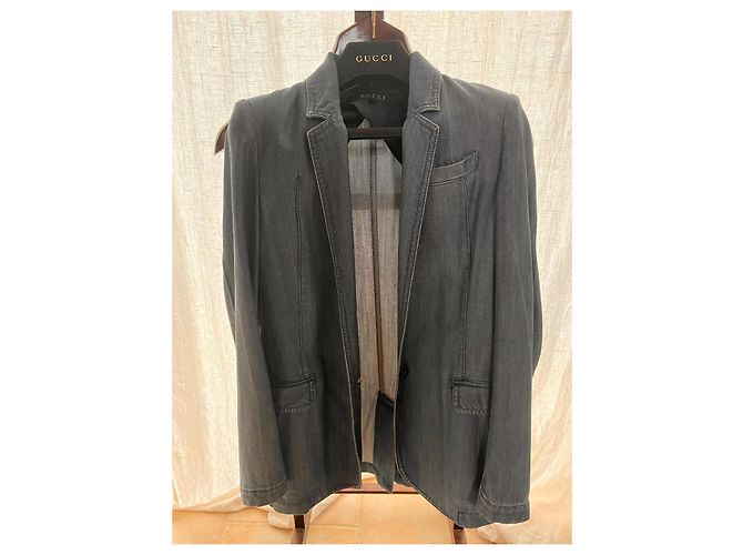 Chice Freizeitjacke Gucci Hellblau - Ansicht 4