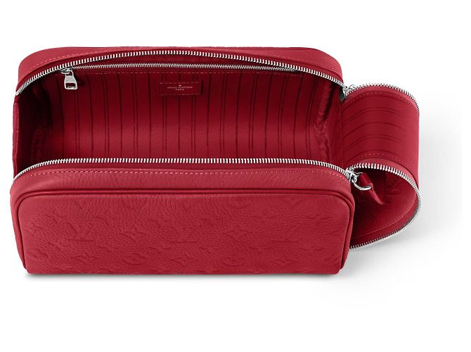 Louis Vuitton Beauty case LV Taurillon rosso - vista 2