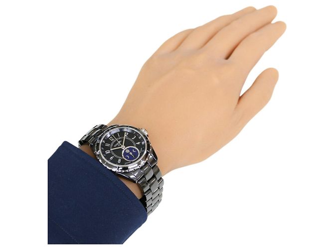 Orologio da polso automatico da uomo Chanel J12 Nero - vista 2