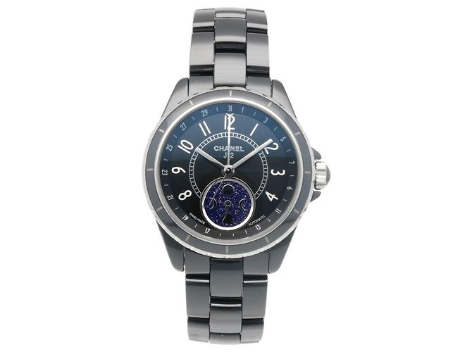 Orologio da polso automatico da uomo Chanel J12 Nero - vista 8