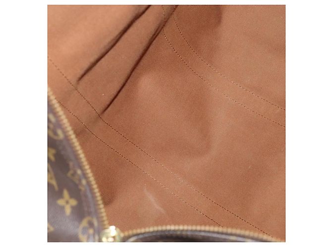 LOUIS VUITTON Monogram Keepall Bandouliere 50 Borsa Boston M41416 LV Auth 113879 Monogramma - vista 11