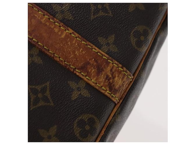 LOUIS VUITTON Monogram Keepall Bandouliere 50 Borsa Boston M41416 LV Auth 113879 Monogramma - vista 18