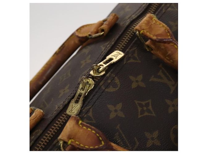 LOUIS VUITTON Monogram Keepall Bandouliere 50 Borsa Boston M41416 LV Auth 113879 Monogramma - vista 19