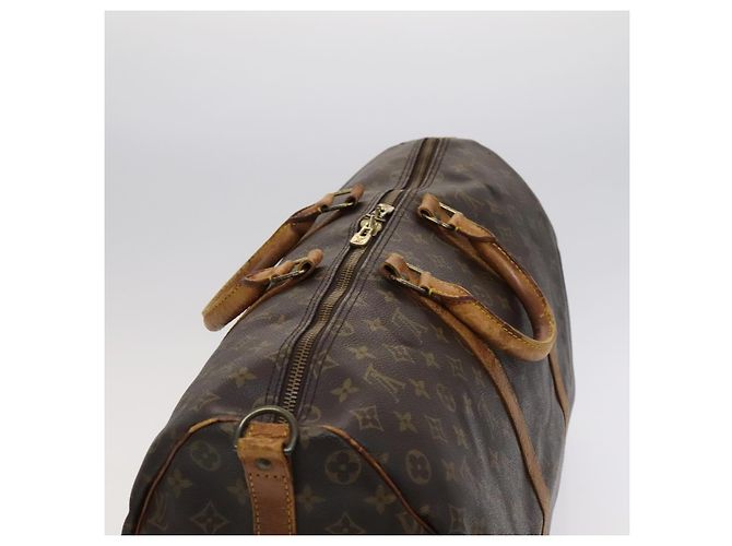 LOUIS VUITTON Monogram Keepall Bandouliere 50 Borsa Boston M41416 LV Auth 113879 Monogramma - vista 6