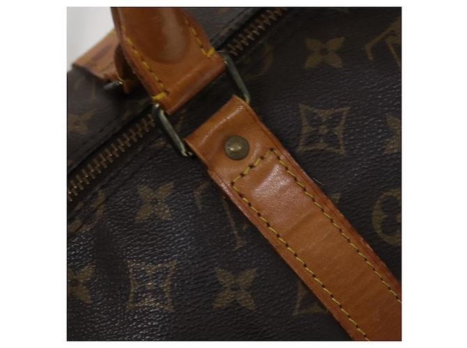 LOUIS VUITTON Monogram Keepall 55 Borsa Boston M41424 LV Auth bs22585 Monogramma - vista 18