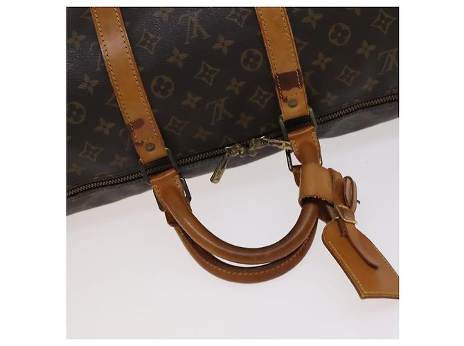 LOUIS VUITTON Monogram Keepall 55 Borsa Boston M41424 LV Auth bs22585 Monogramma - vista 7