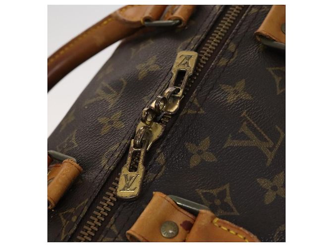 LOUIS VUITTON Monogram Keepall 55 Borsa Boston M41424 LV Auth bs22585 Monogramma - vista 9