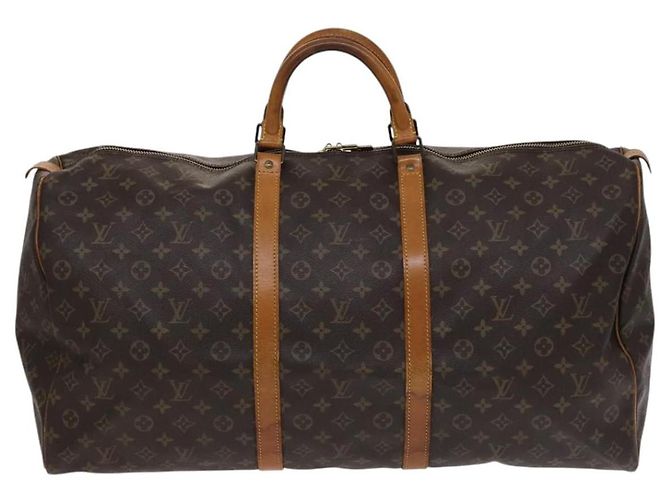 LOUIS VUITTON Monogram Keepall 60 Borsa Boston M41422 LV Auth 113684 Monogramma - vista 13
