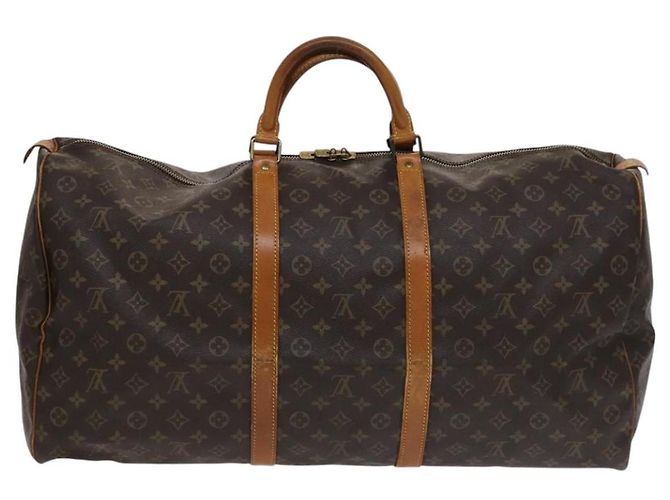 LOUIS VUITTON Monogram Keepall 60 Borsa Boston M41422 LV Auth 113684 Monogramma - vista 2